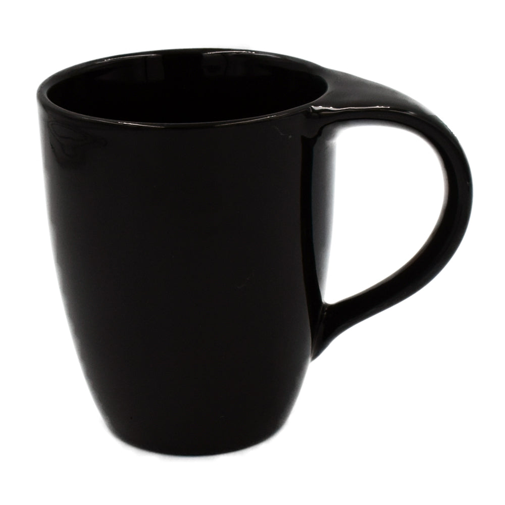 Black Large Ceramic Mug